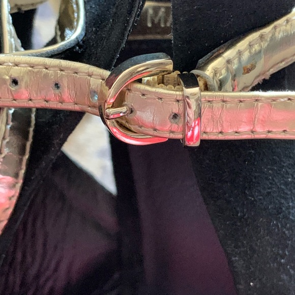 Marciano black suede open toe heels size 6 - Picture 14 of 14